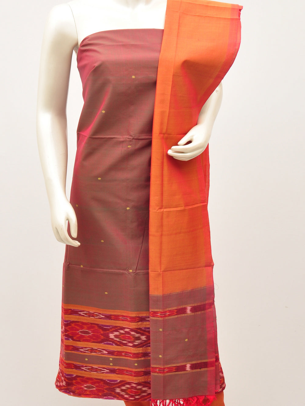Silk   Woven Designer Dress Material [60606046]