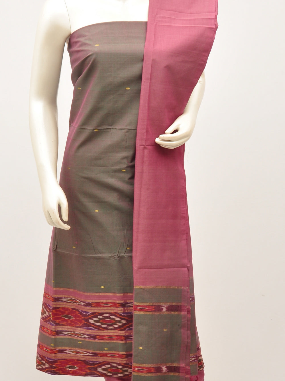 Silk   Woven Designer Dress Material [60606049]
