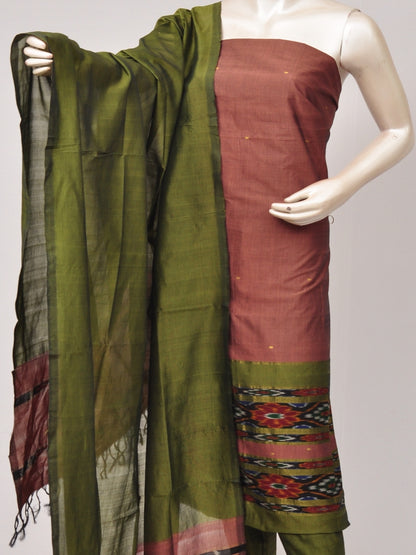 Silk   Woven Designer Dress Material [D80810024]