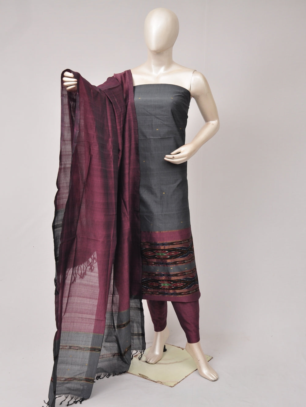 Silk   Woven Designer Dress Material [D80810026]