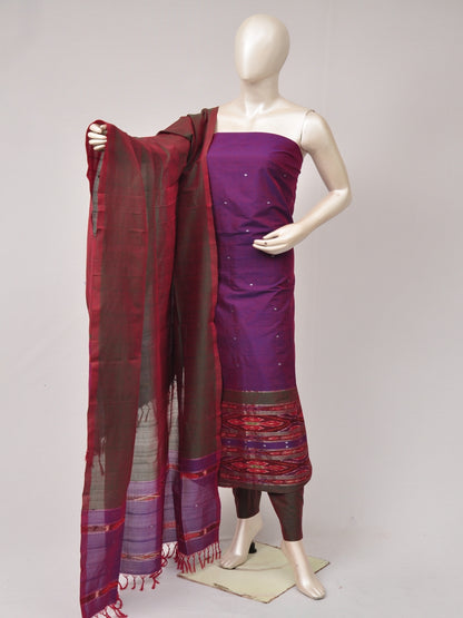Silk   Woven Designer Dress Material [D80810030]