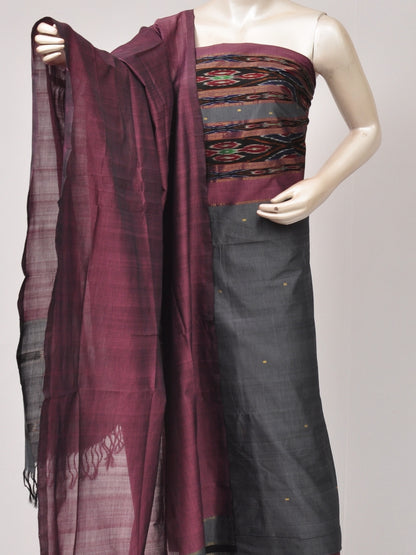 Silk   Woven Designer Dress Material [D80810040]