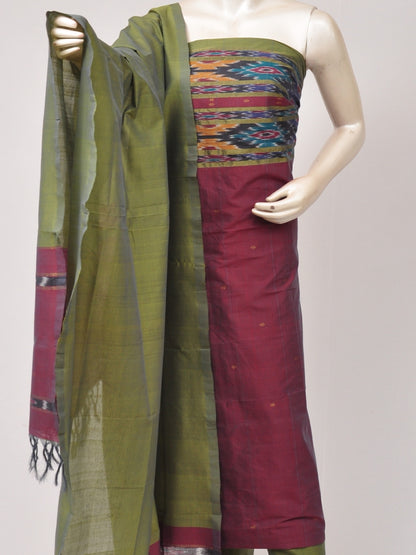 Silk   Woven Designer Dress Material [D80810042]