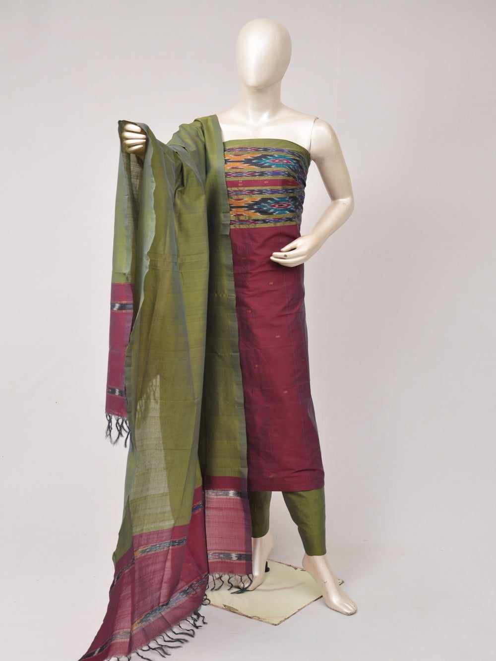 Silk   Woven Designer Dress Material [D80810042]