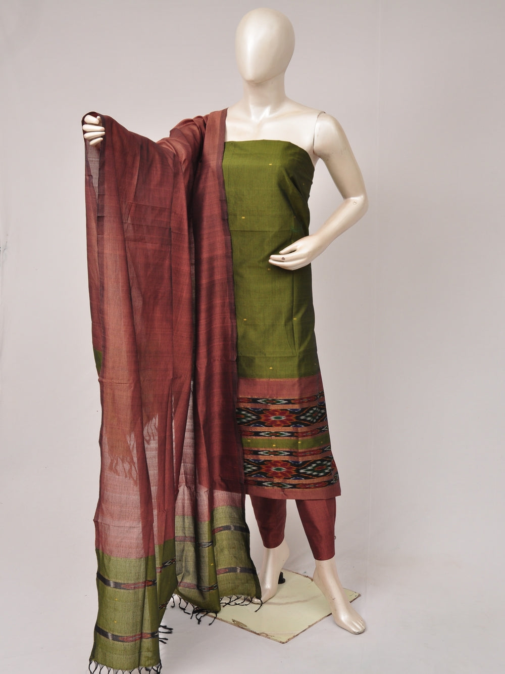 Silk   Woven Designer Dress Material [D80810050]