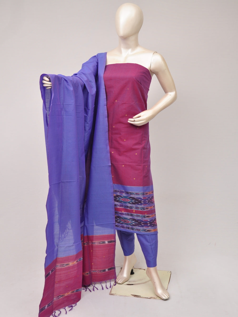 Silk   Woven Designer Dress Material [D80910003]