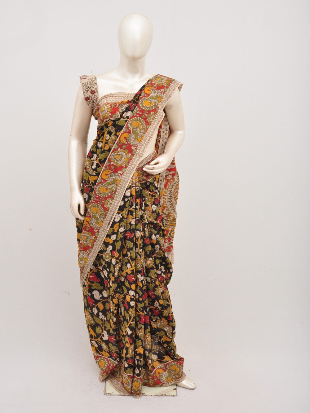 Kalamkari Cotton Saree [D00712036]