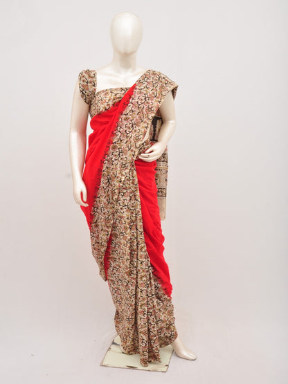 Kalamkari Cotton Saree [D00712044]