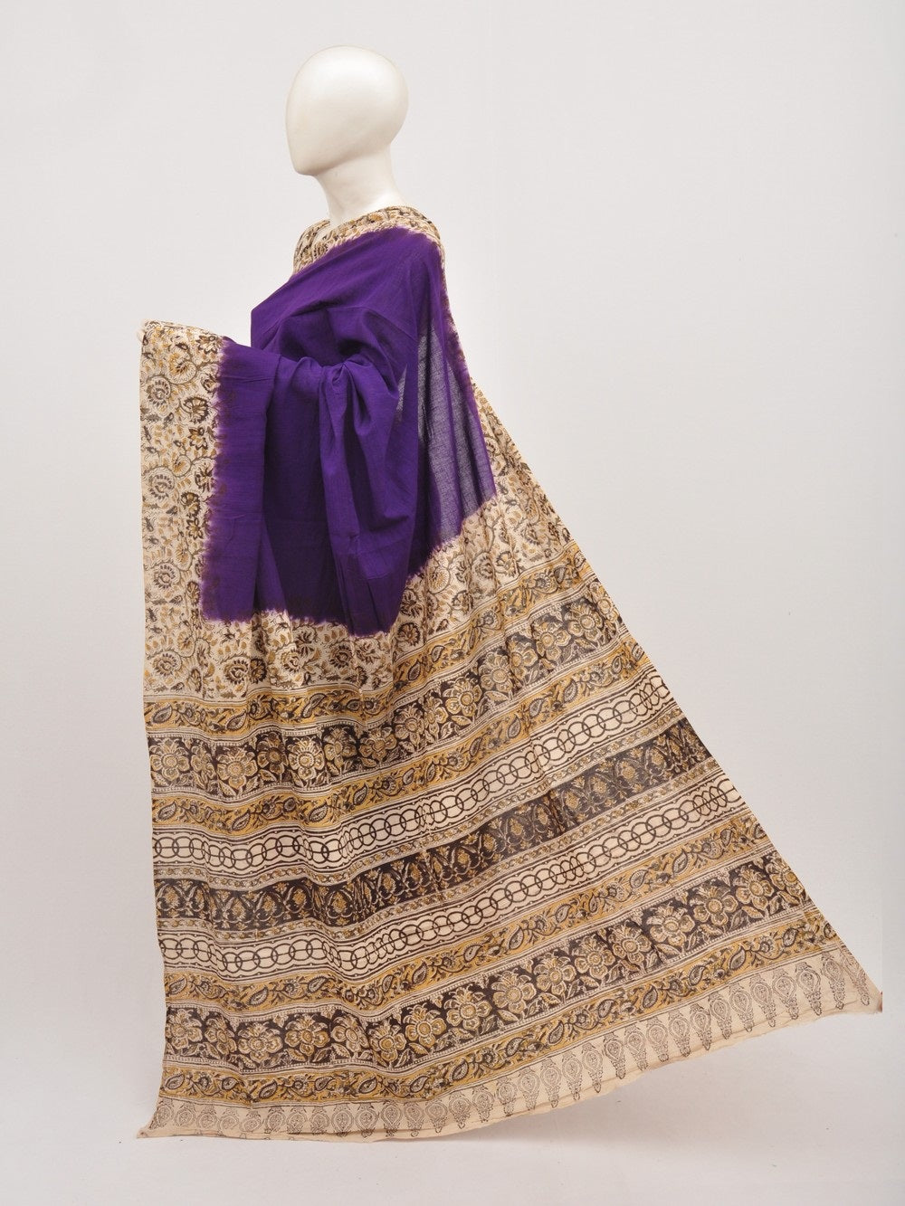 Kalamkari Cotton Saree [D00712045]