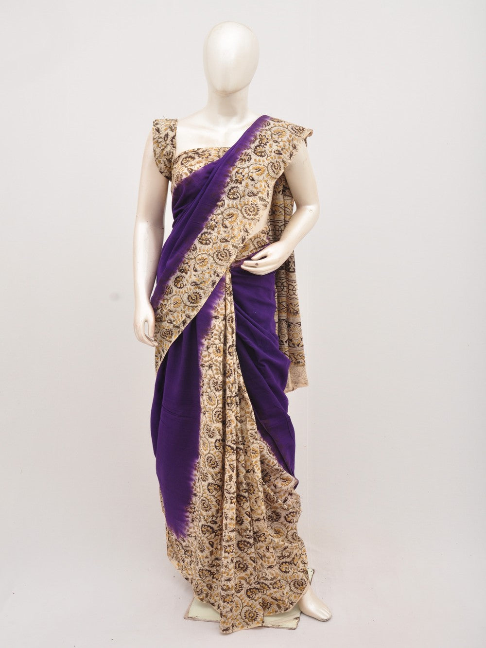 Kalamkari Cotton Saree [D00712045]