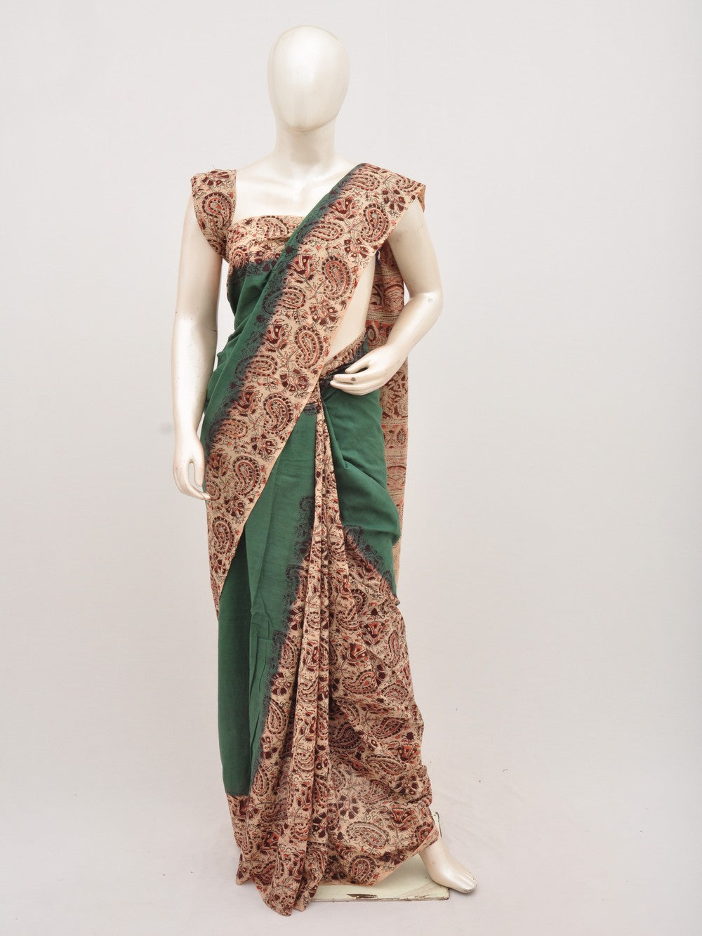 Kalamkari Cotton Saree [D00712055]