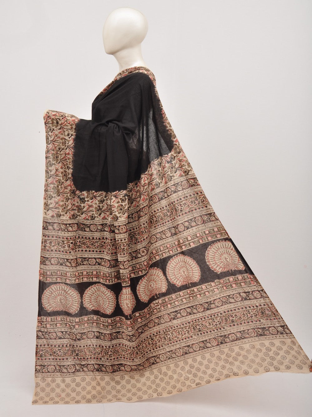 Kalamkari Cotton Saree [D00716003]