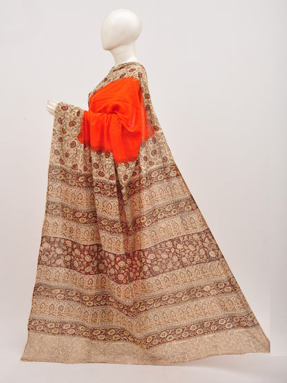 Kalamkari Cotton Saree [D00716004]