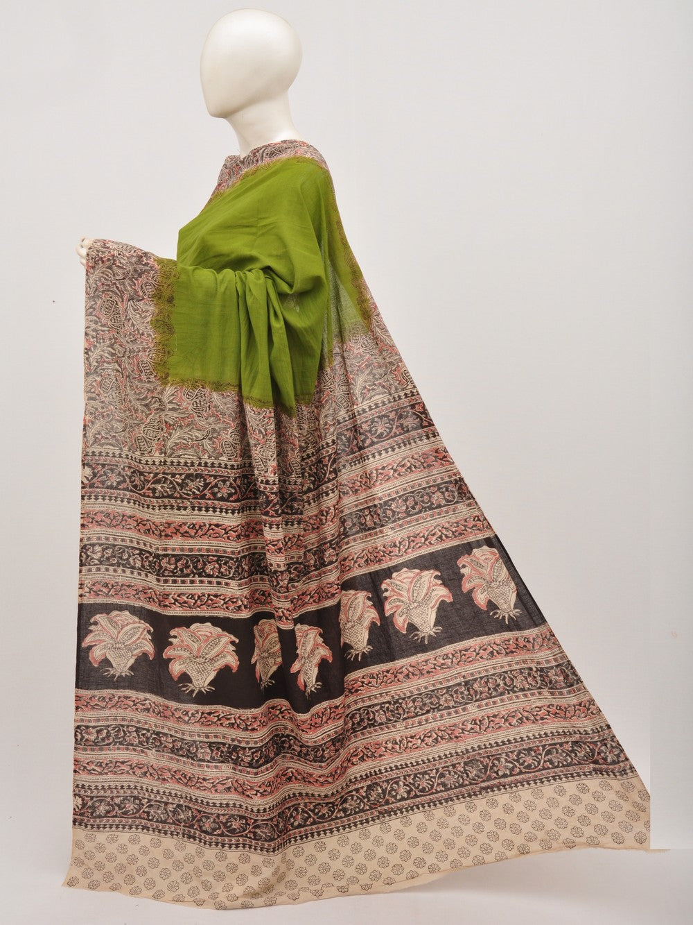 Kalamkari Cotton Saree [D00716005]