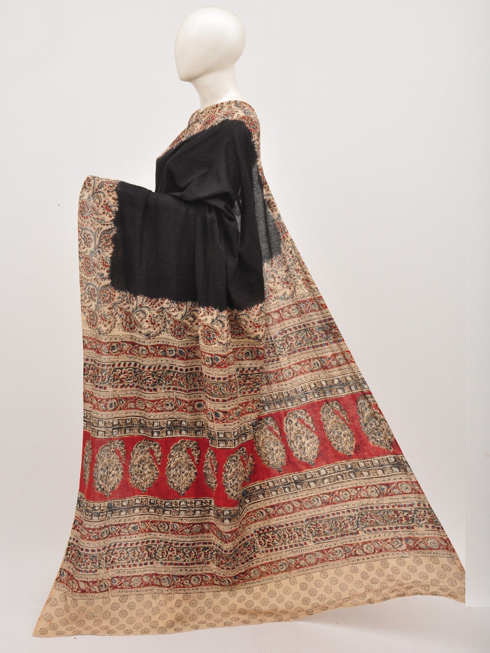 Kalamkari Cotton Saree [D00716006]