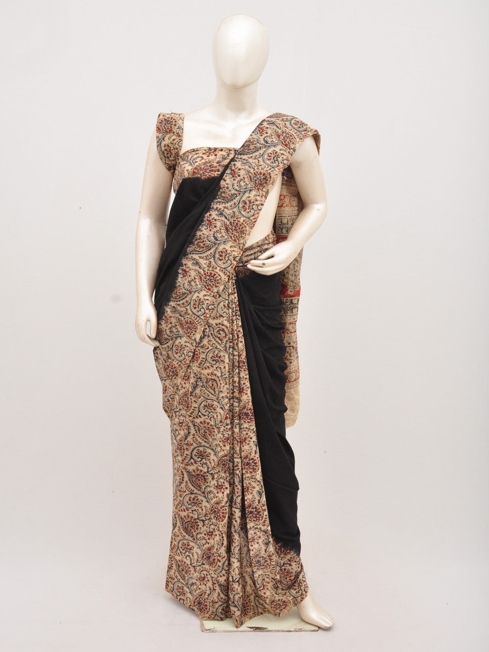 Kalamkari Cotton Saree [D00716006]