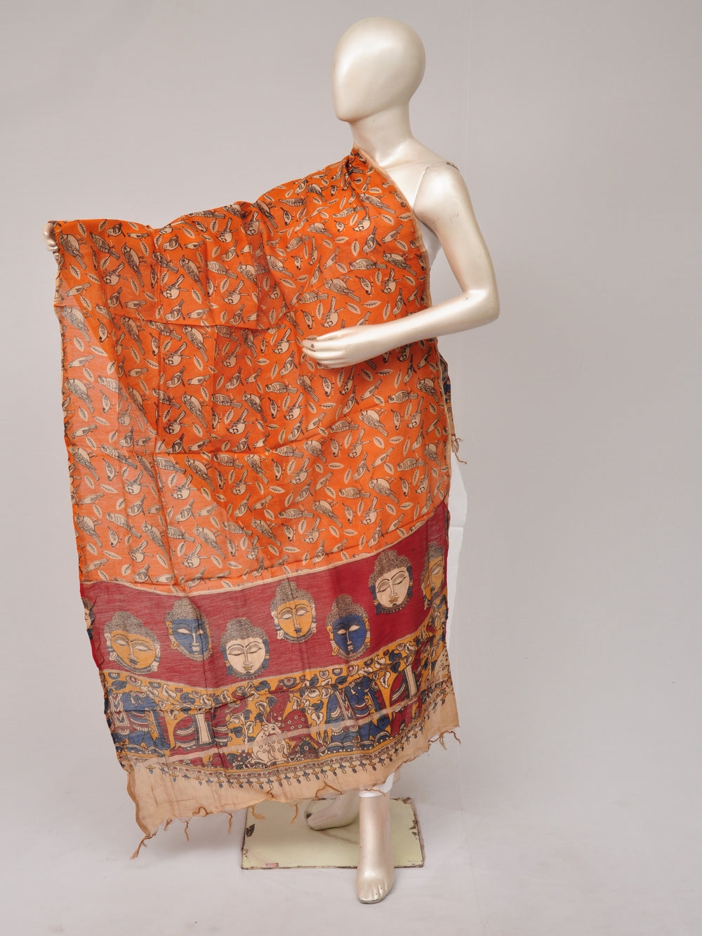 Kalamkari Chanderi Silk Chunnis [D81114004]