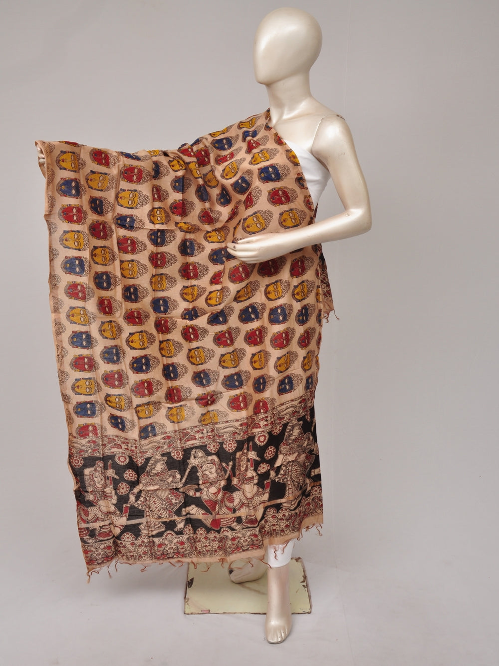 Kalamkari Chanderi Silk Chunnis [D81114011]
