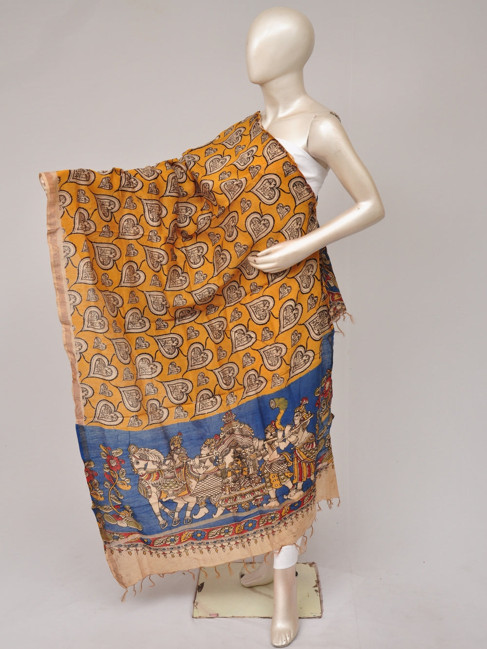 Kalamkari Chanderi Silk Chunnis [D81114014]
