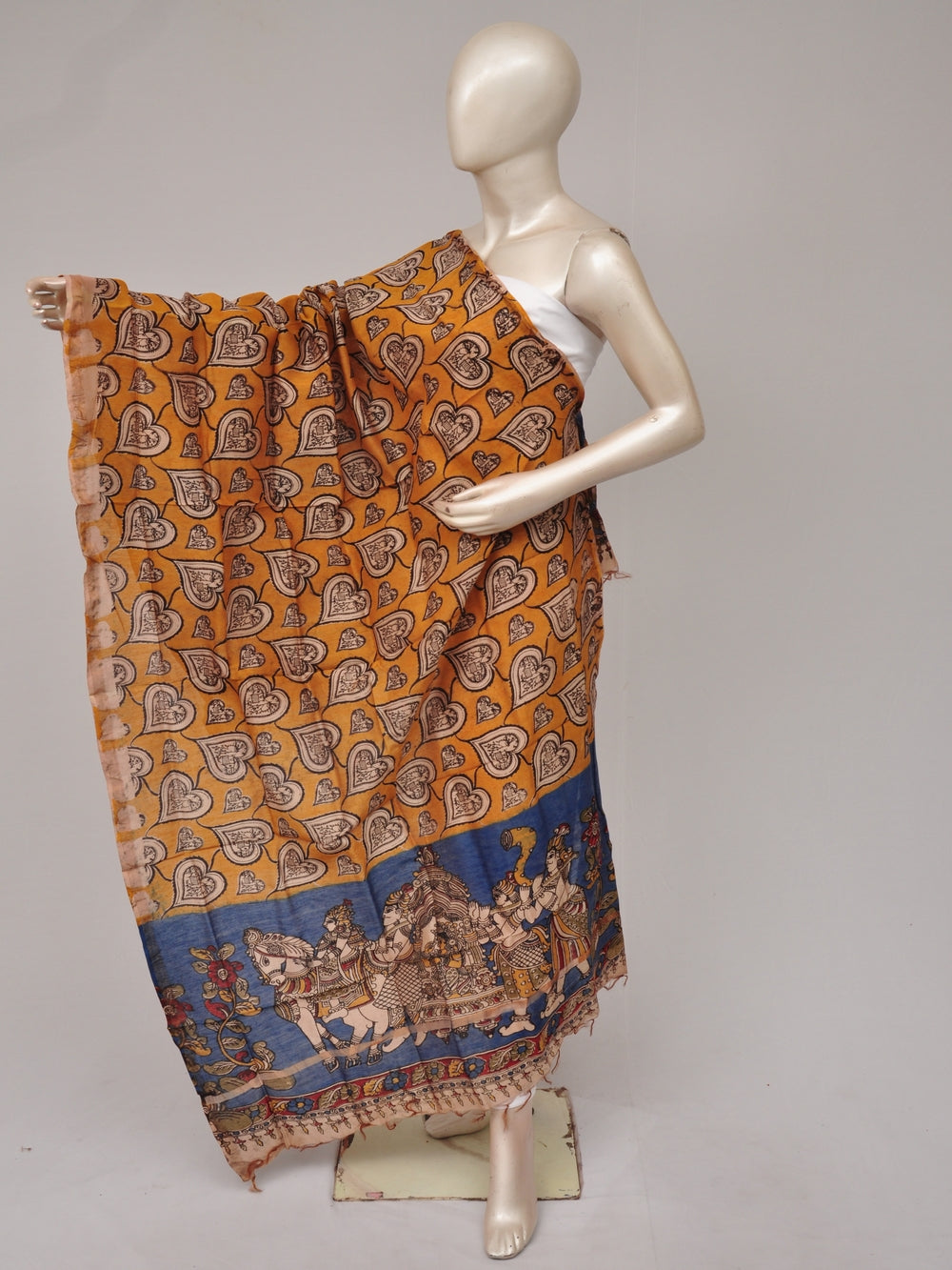 Kalamkari Chanderi Silk Chunnis [D81114017]