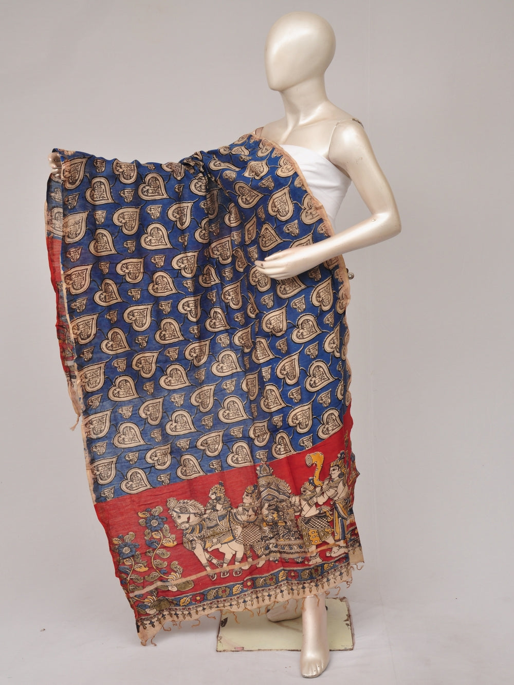 Kalamkari Chanderi Silk Chunnis [D81114027]