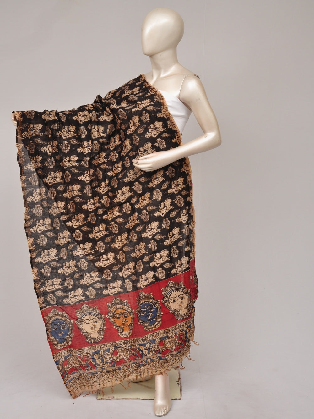 Kalamkari Chanderi Silk Chunnis [D81114030]