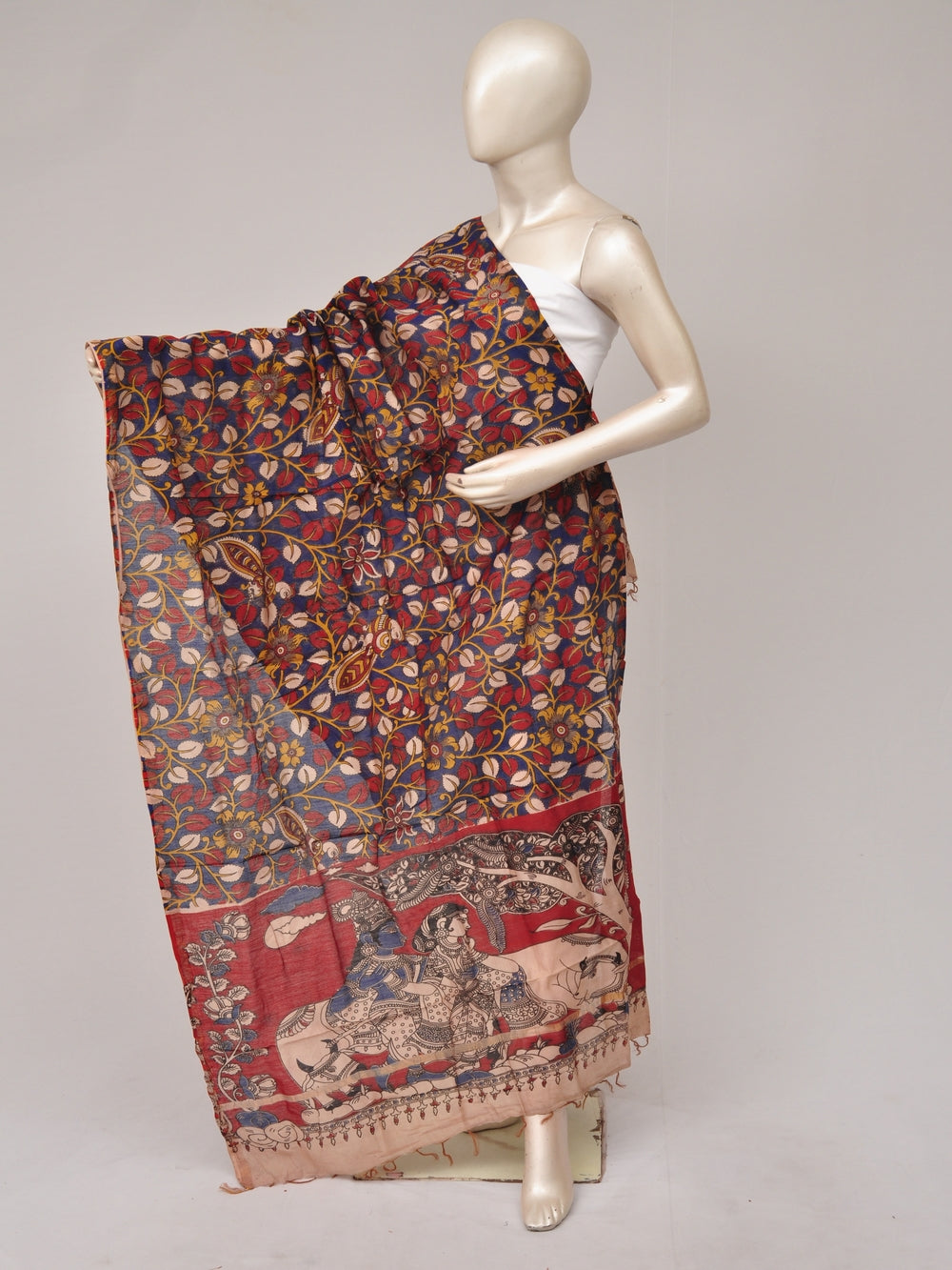 Kalamkari Chanderi Silk Chunnis [D81114031]