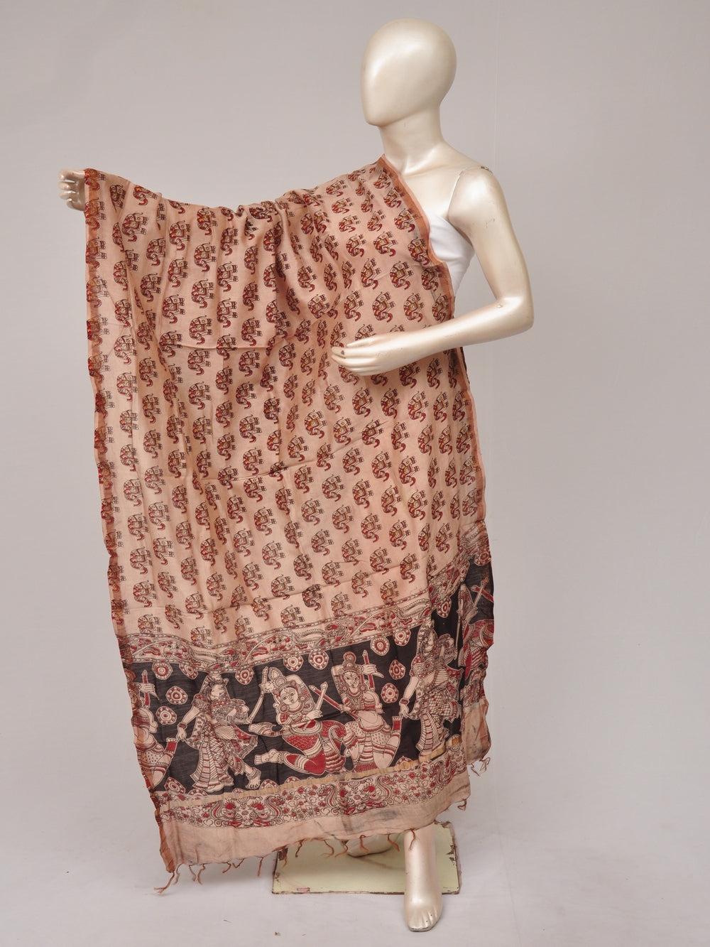 Kalamkari Chanderi Silk Chunnis [D81114041]