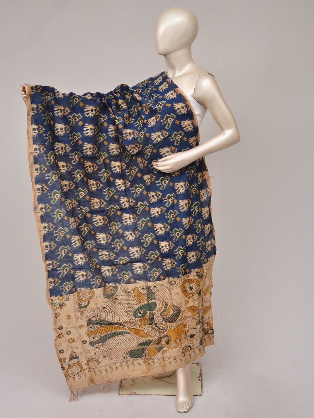 Kalamkari Chanderi Silk Chunnis [D81114045]