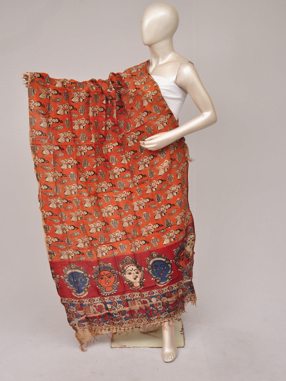 Kalamkari Chanderi Silk Chunnis [D81114046]