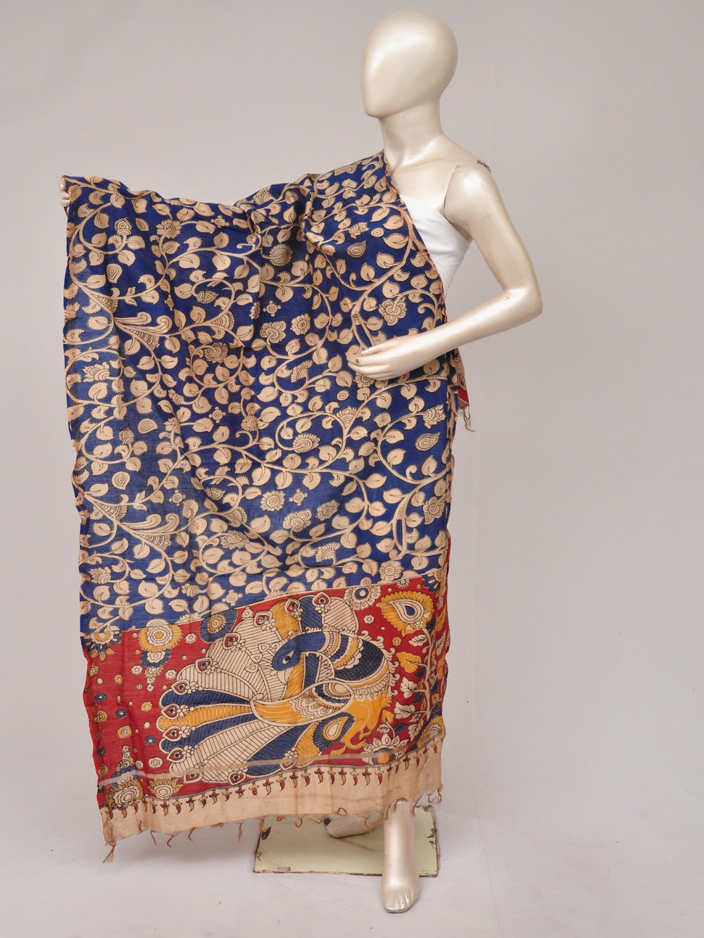 Kalamkari Chanderi Silk Chunnis [D81114049]