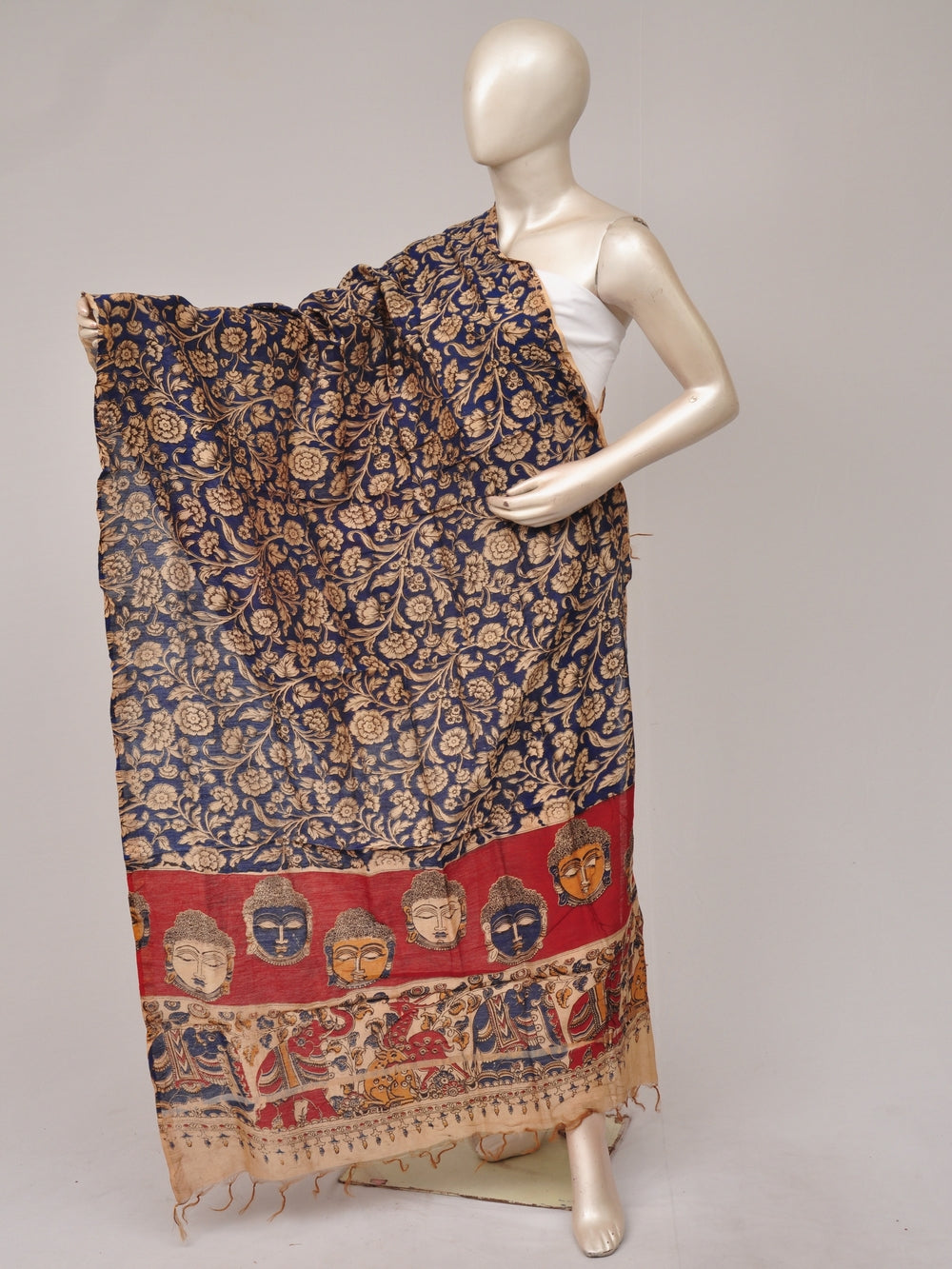 Kalamkari Chanderi Silk Chunnis [D81114056]