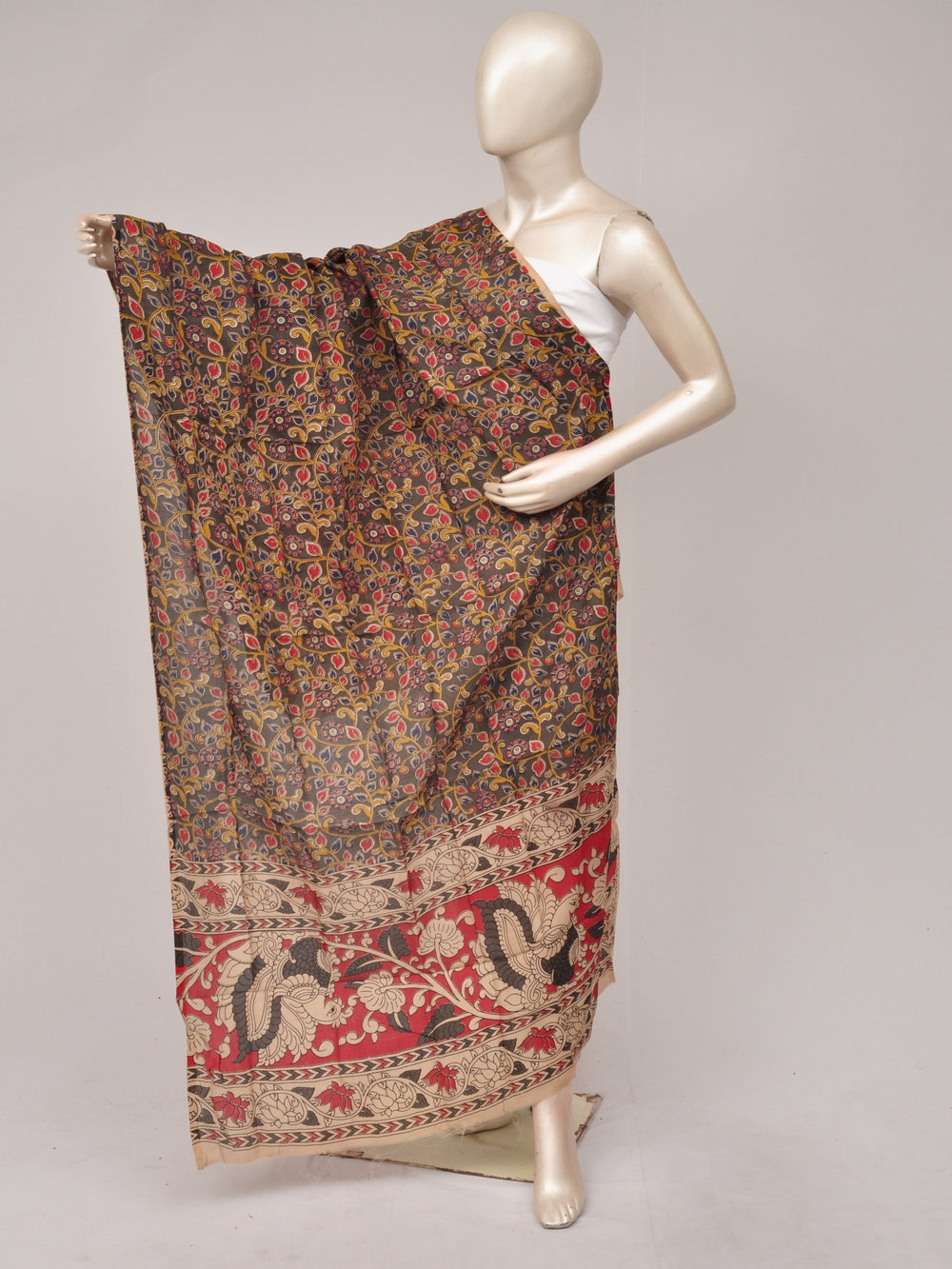 Kalamkari  Silk Chunnis [D81114058]