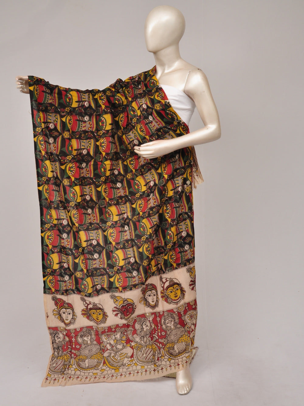 Kalamkari  Silk Chunnis [D81114059]