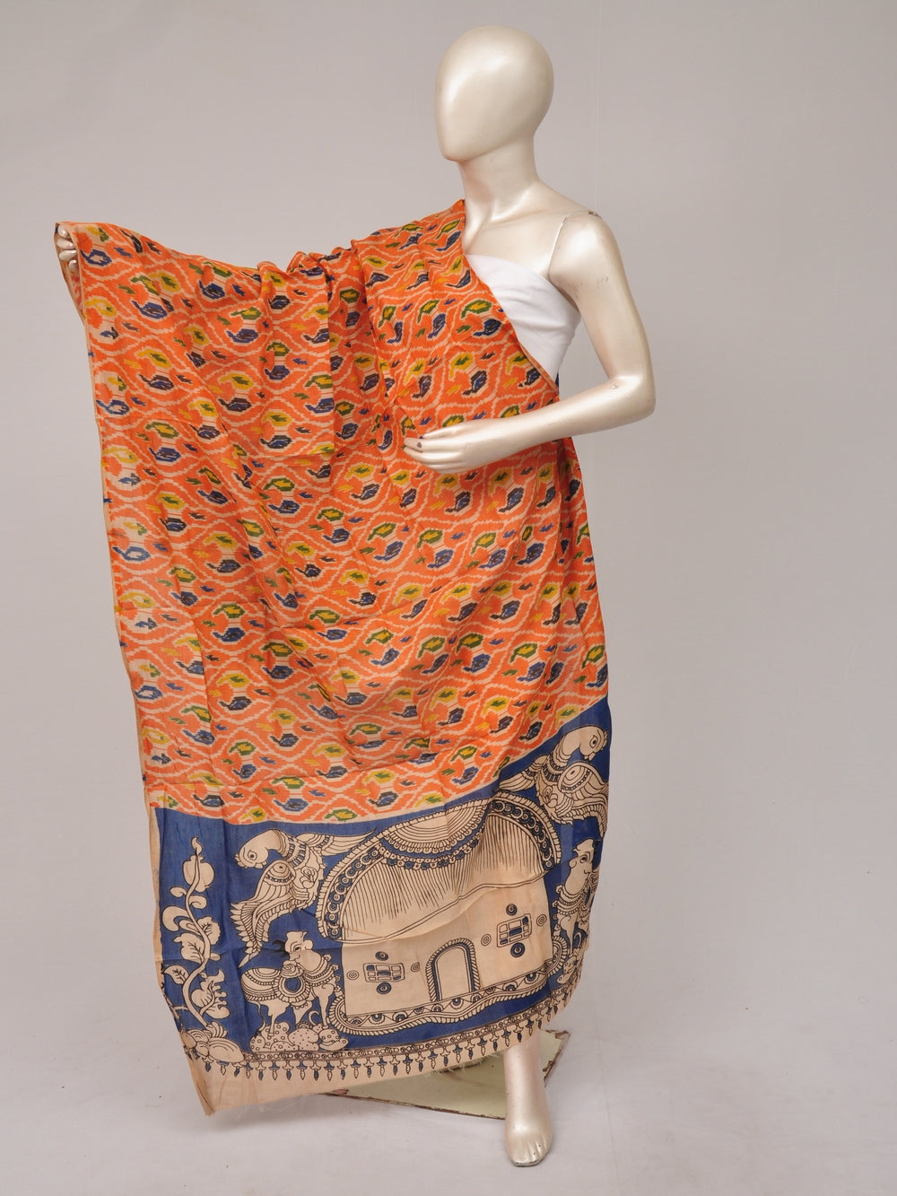 Kalamkari  Silk Chunnis [D81114060]