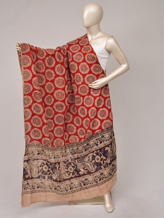 Kalamkari Silk Chunnis [D81114066]