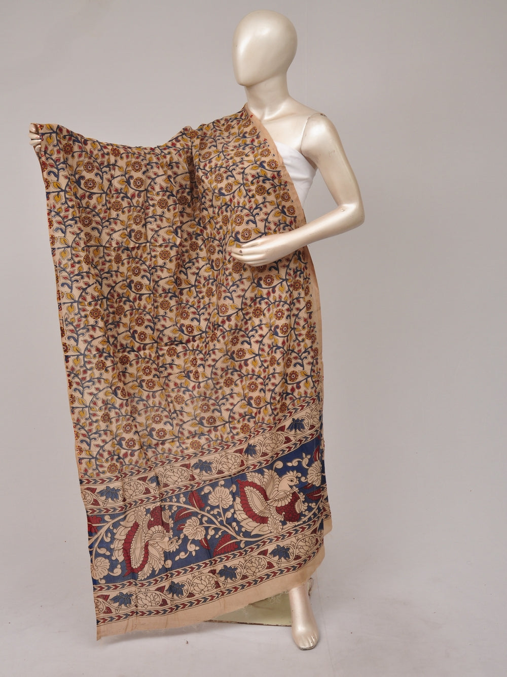 Kalamkari Silk Chunnis [D81114080]