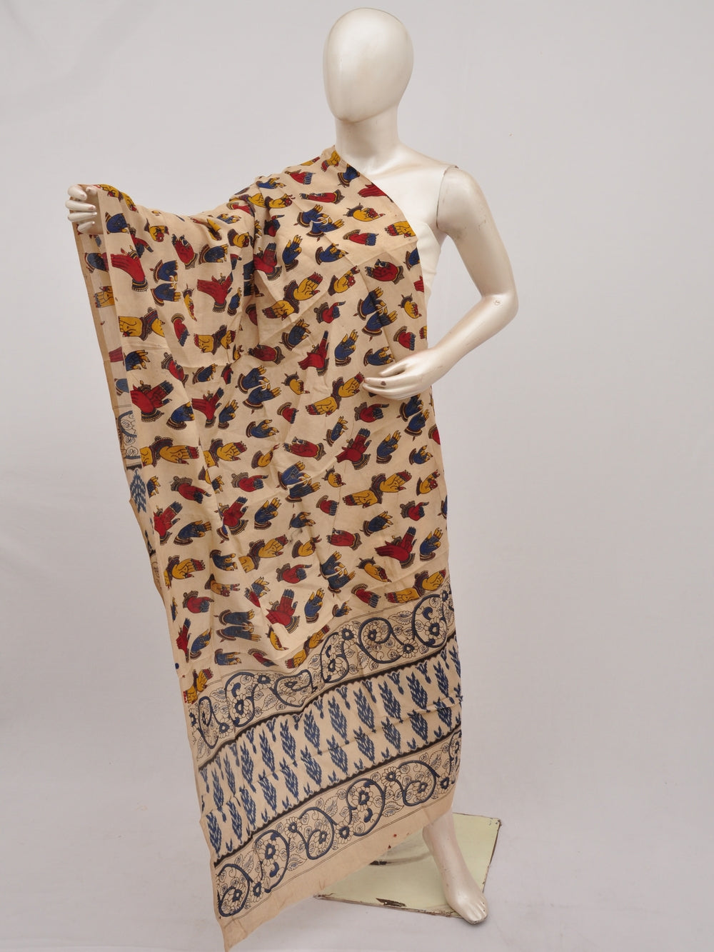 Kalamkari Chanderi Silk Chunnis [D90504043]