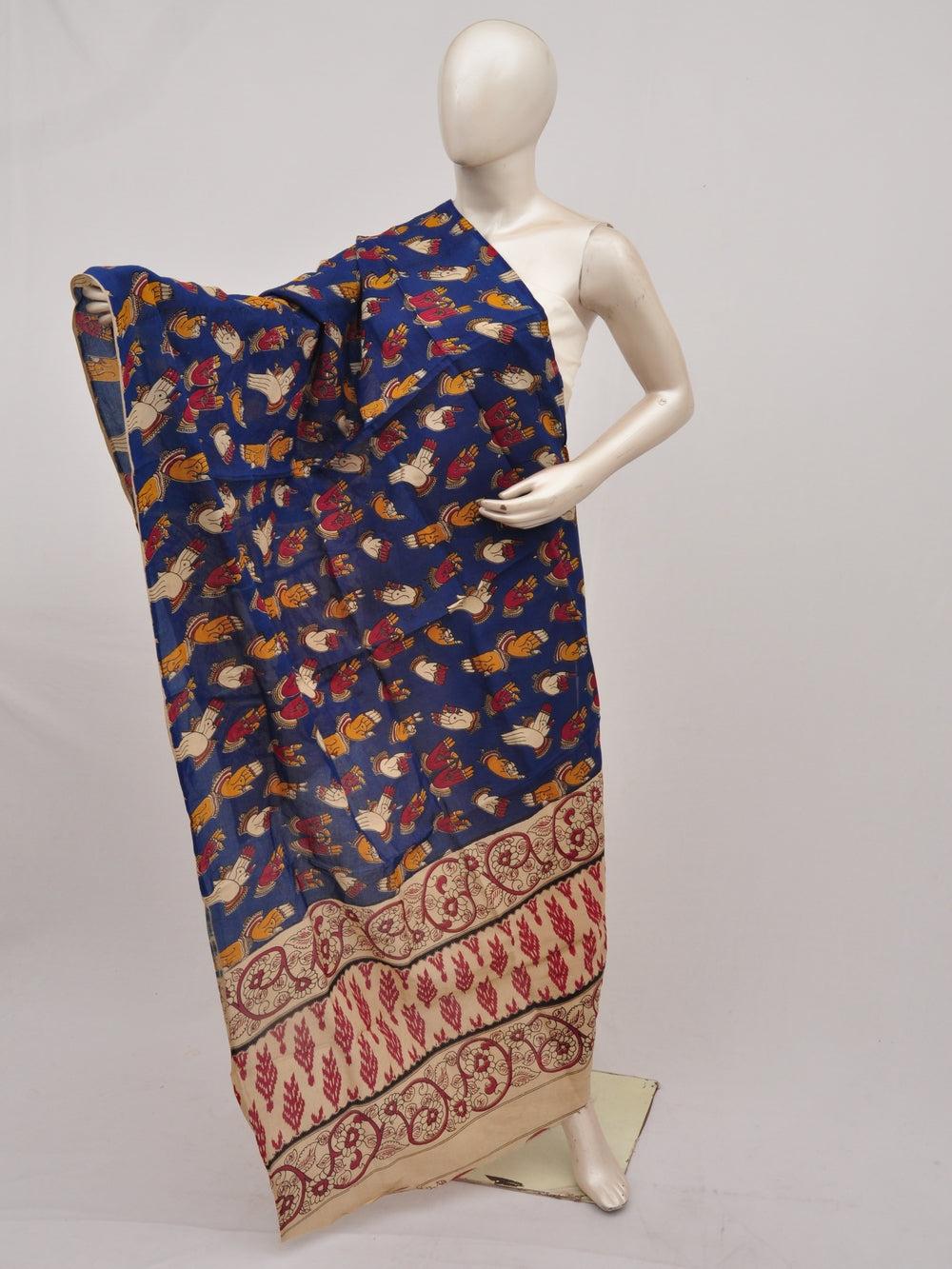 Kalamkari Chanderi Silk Chunnis [D90504057] - DressesForWomen.IN