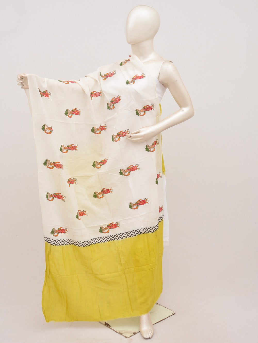 Kalamkari Chanderi Silk Chunnis [D91025012]