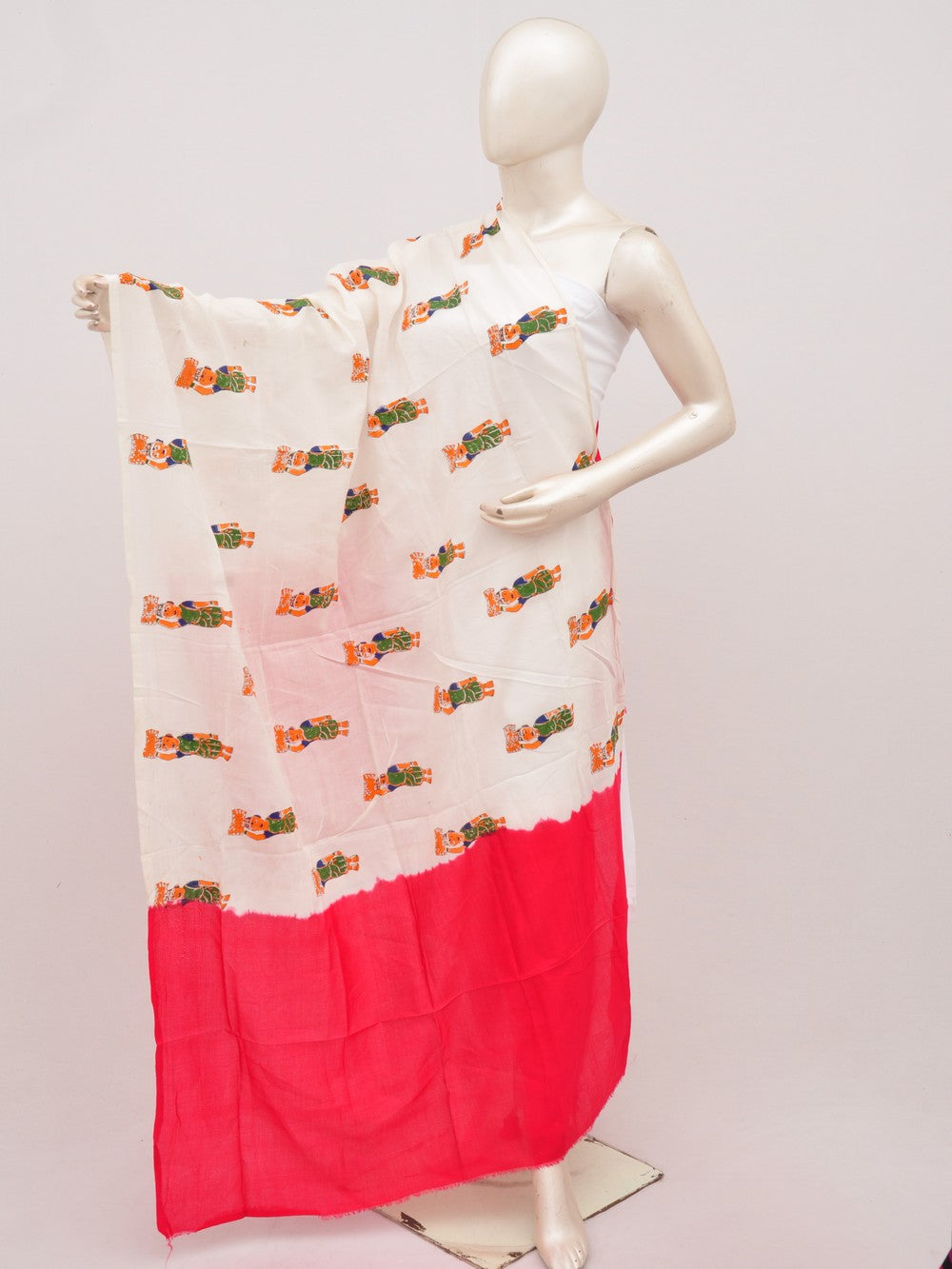 Kalamkari Chanderi Silk Chunnis [D91025013]