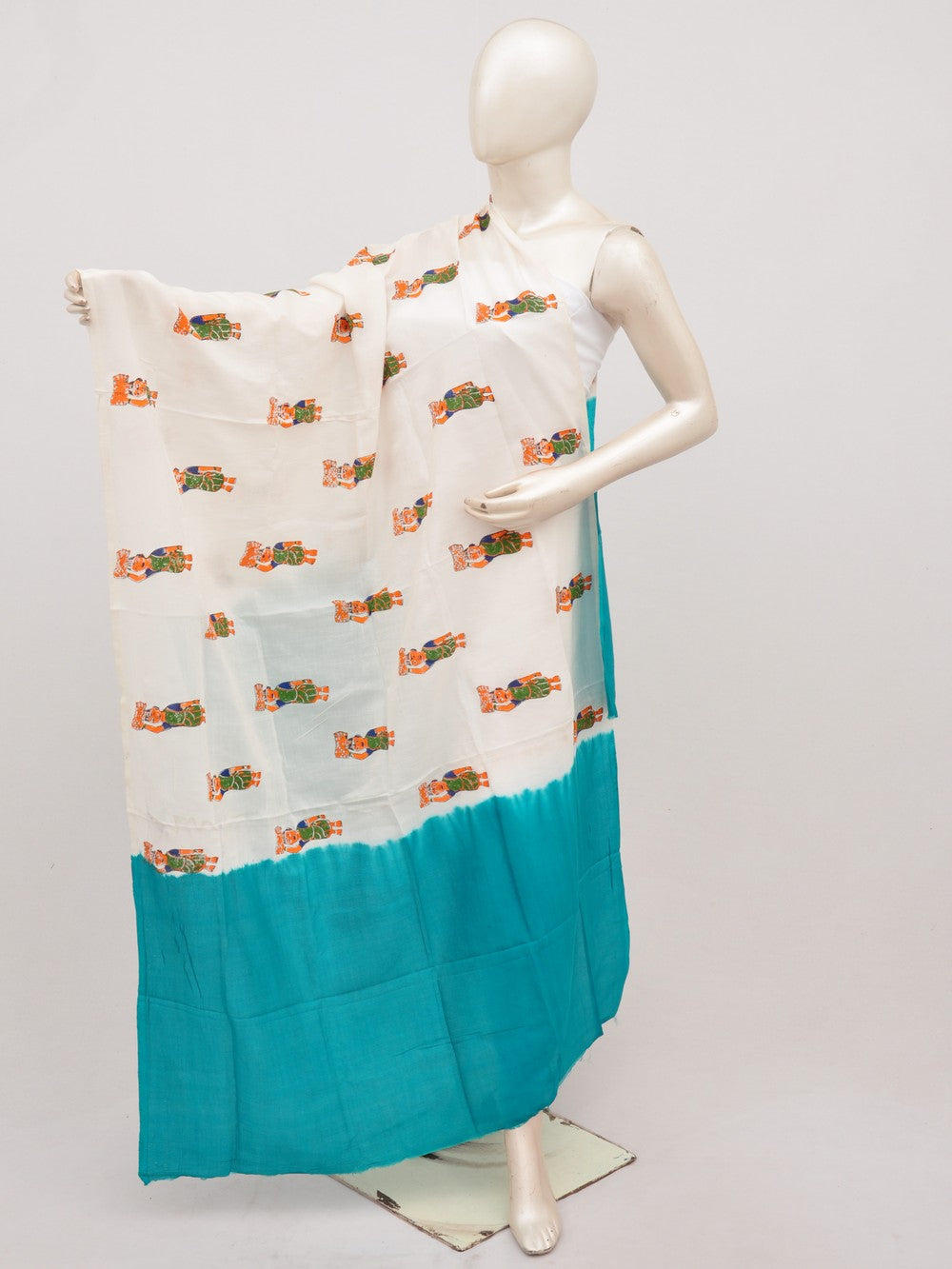 Kalamkari Chanderi Silk Chunnis [D91025014]