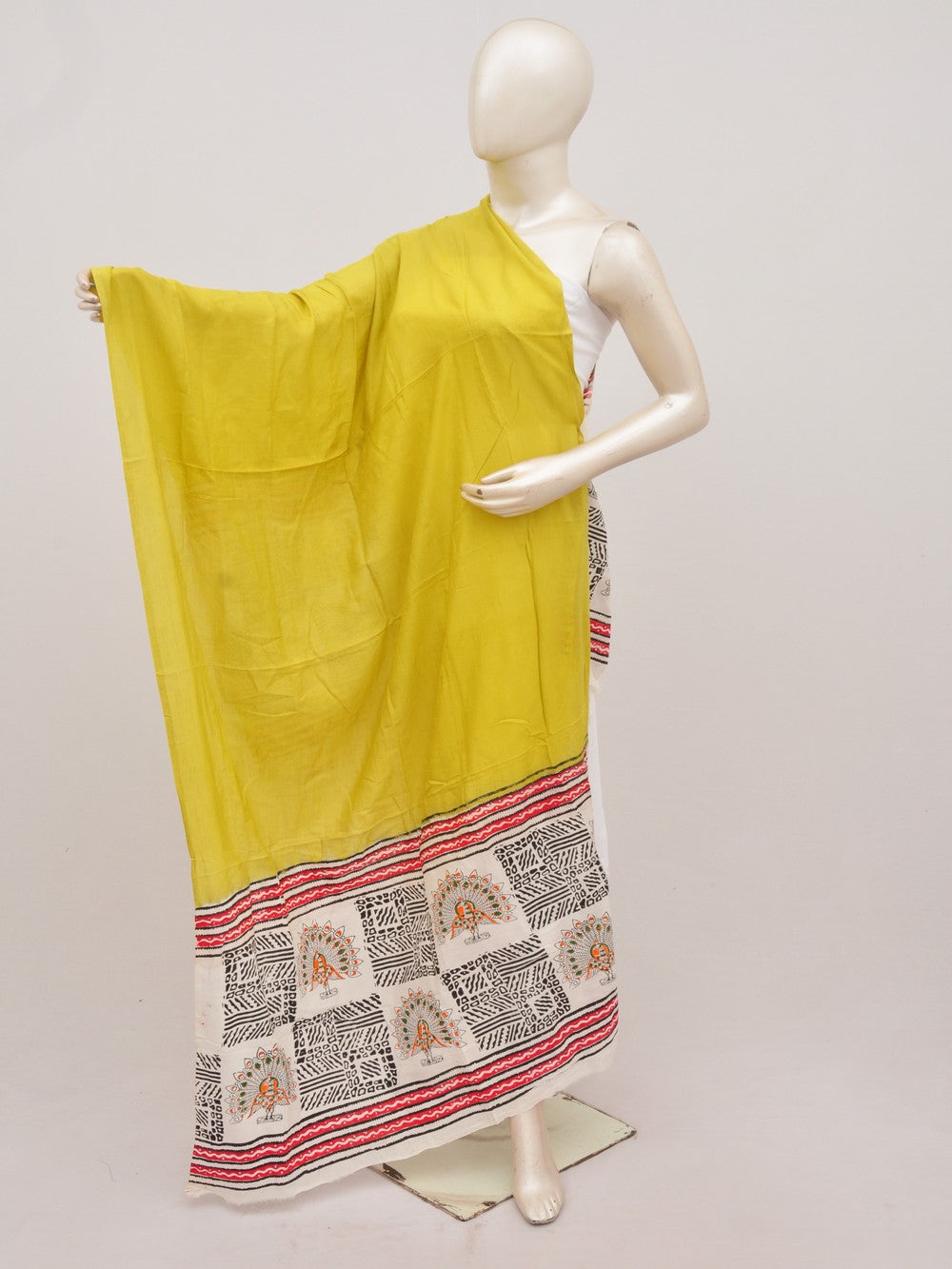 Kalamkari Chanderi Silk Chunnis [D91025018]