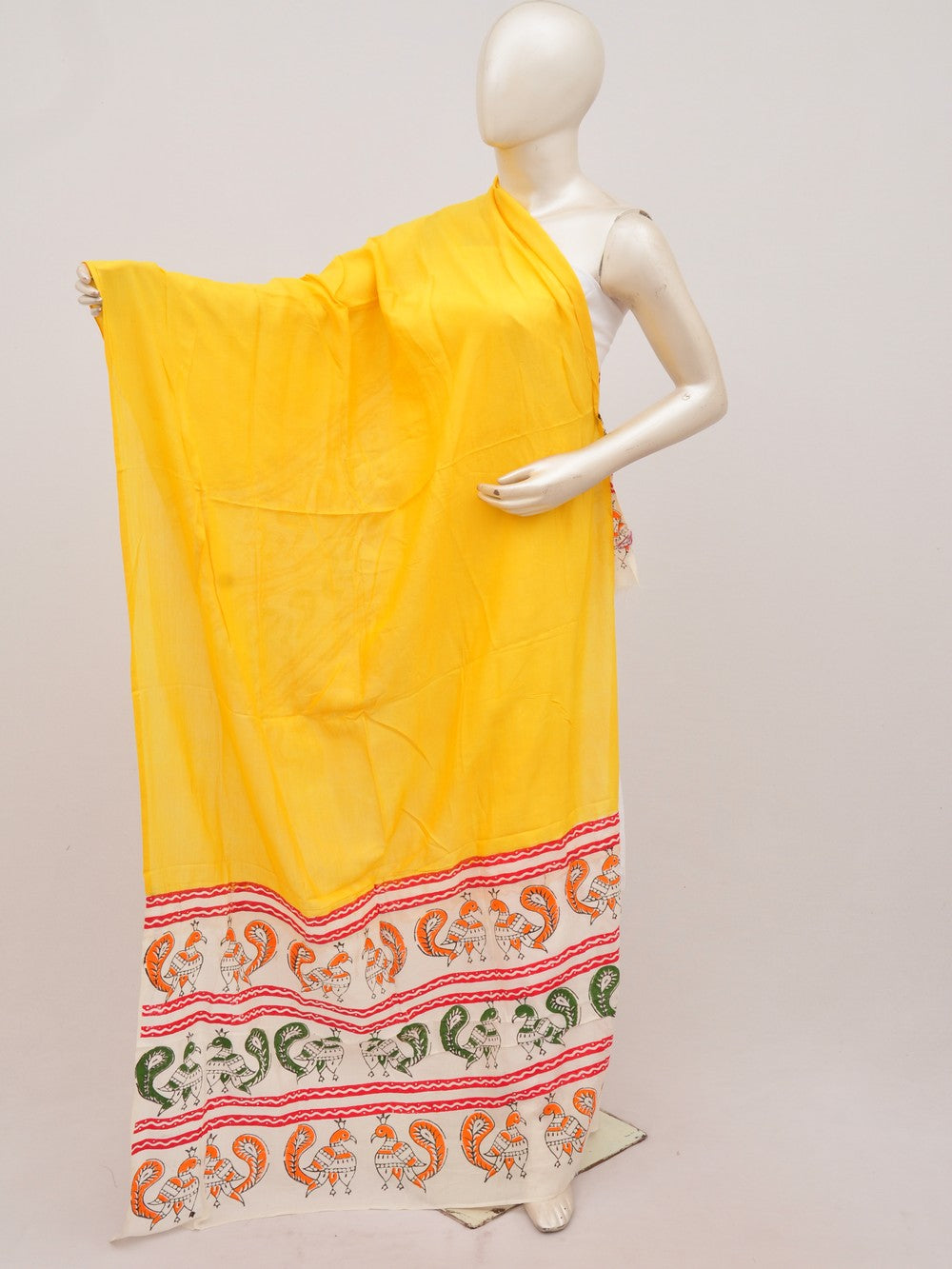 Kalamkari Chanderi Silk Chunnis [D91025019]