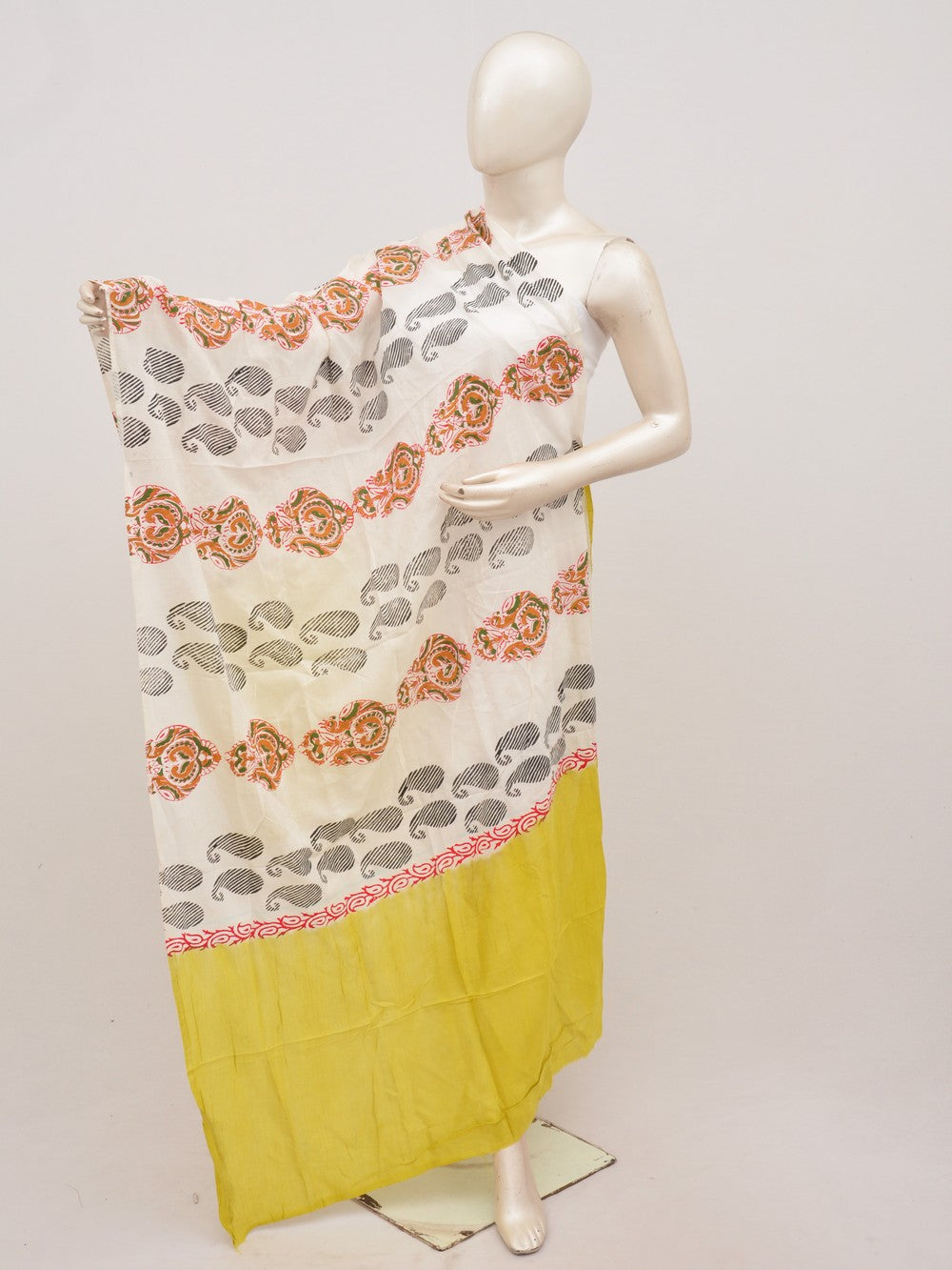 Kalamkari Chanderi Silk Chunnis [D91025021]