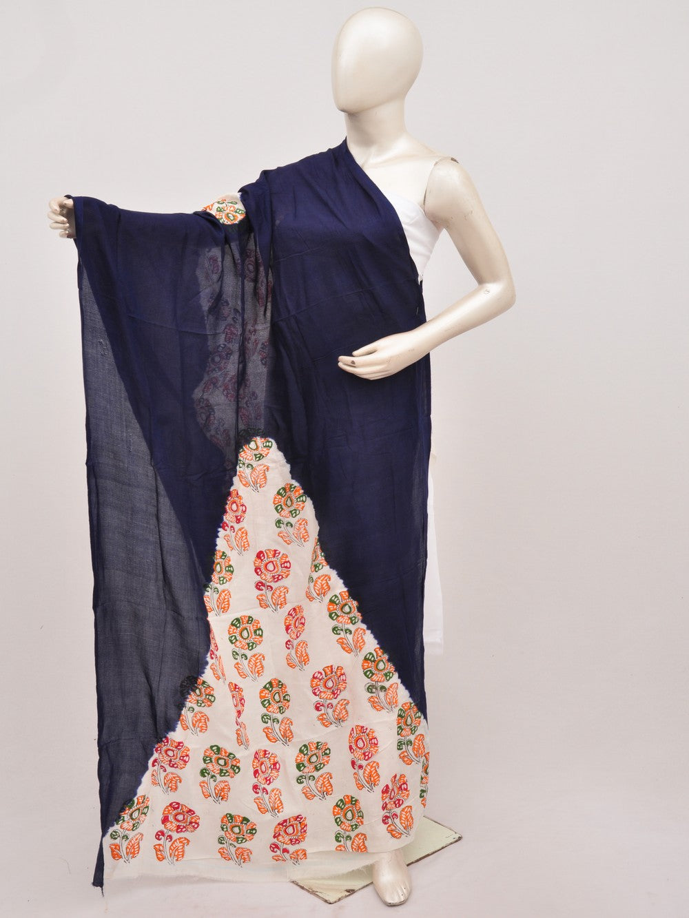 Kalamkari Chanderi Silk Chunnis [D91025022]