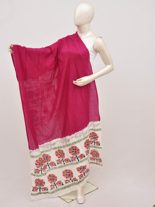 Kalamkari Chanderi Silk Chunnis [D91025026]