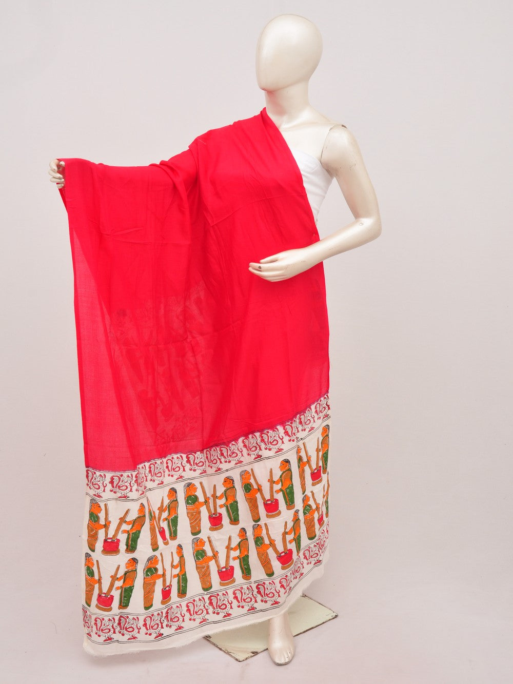 Kalamkari Chanderi Silk Chunnis [D91025029]