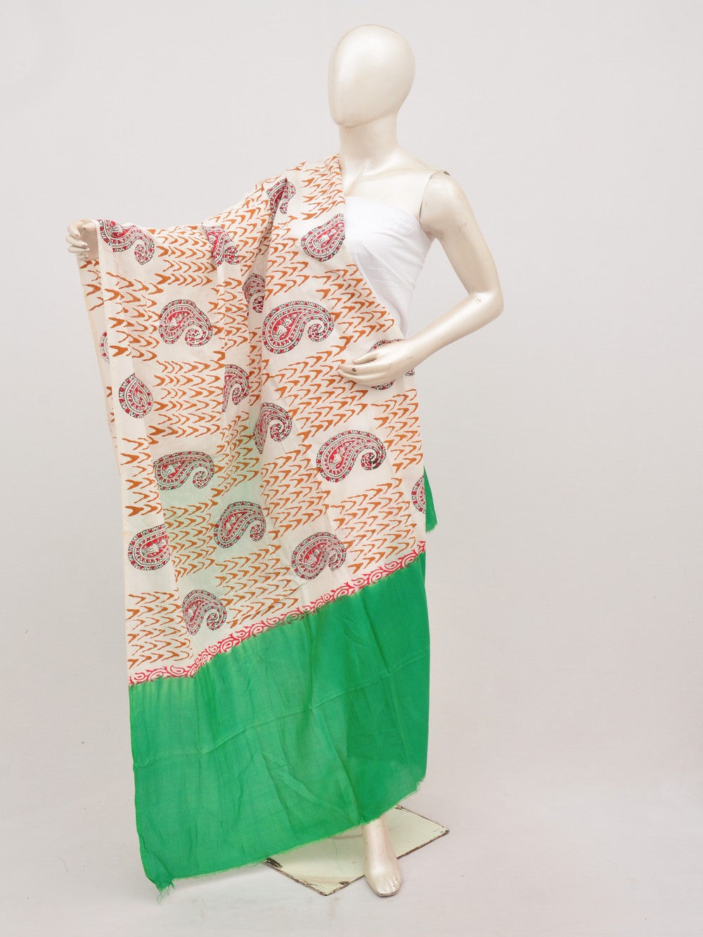 Kalamkari Chanderi Silk Chunnis [D91025034]