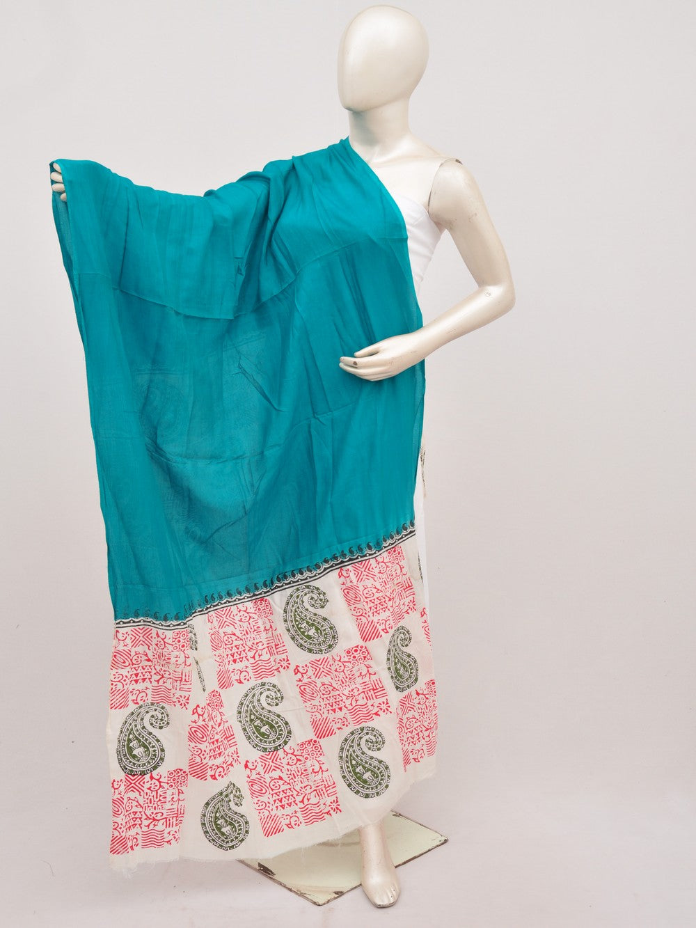 Kalamkari Chanderi Silk Chunnis [D91025045]